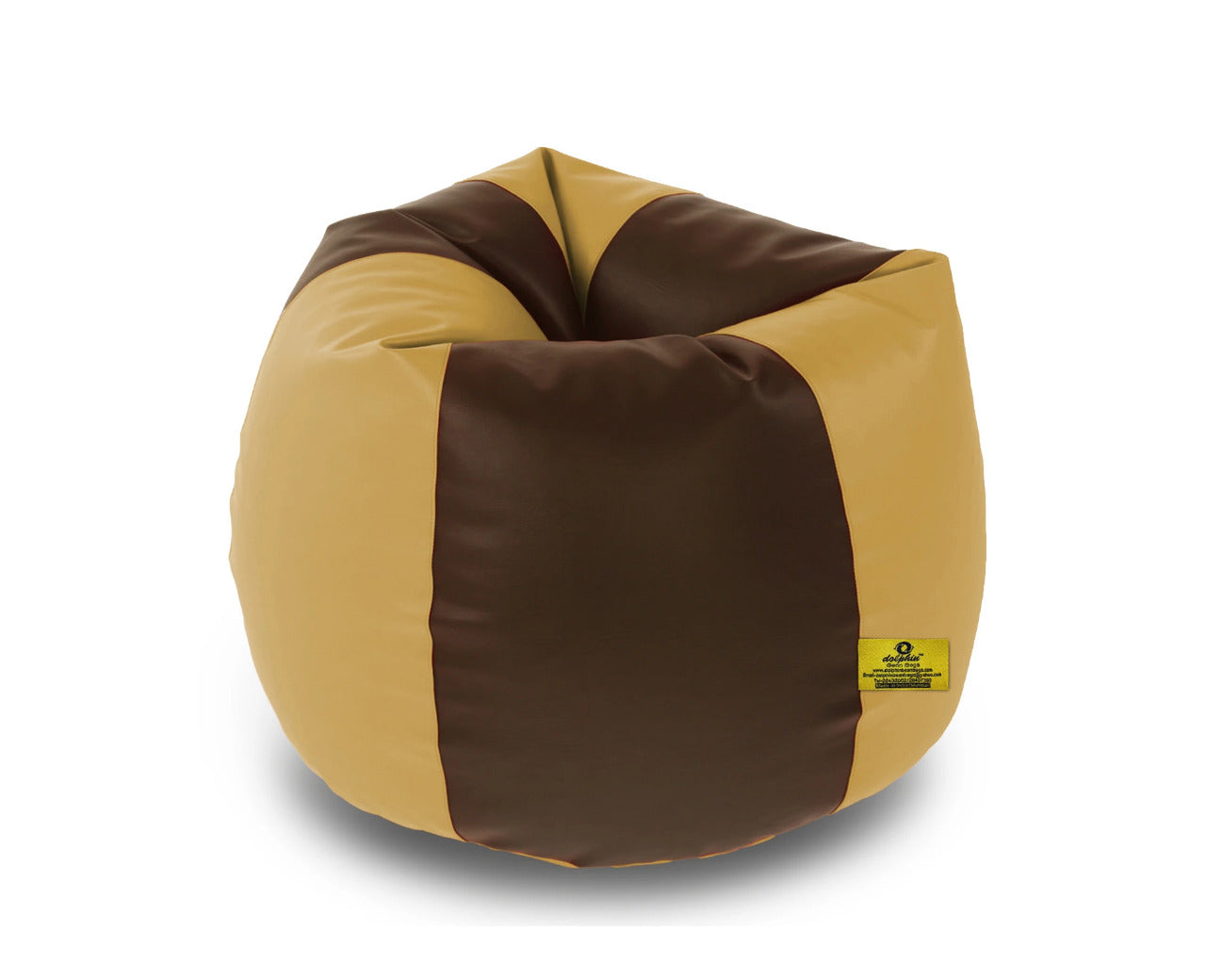 Bean Bag : 2XL BROWN&BEIGE BEAN BAG-FILLED(With Beans)