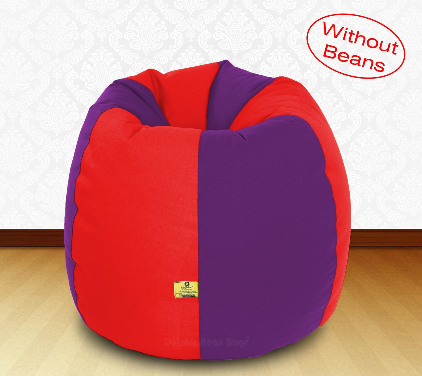 Bean Bag XXL RED PURPLE-FABRIC-COVERS(WITHOUT BEANS)