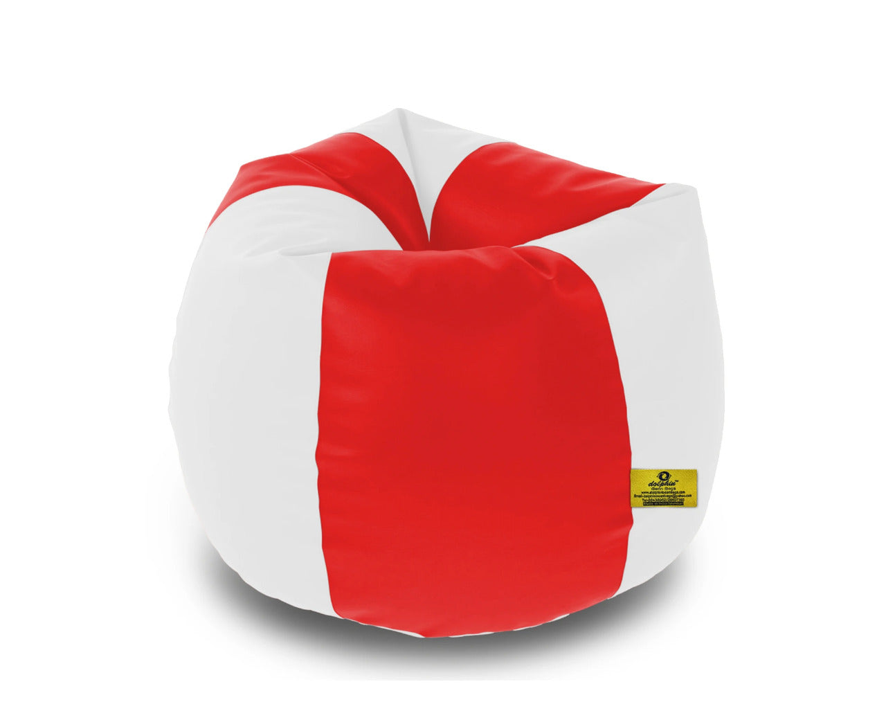 Bean Bag : XXL RED&WHITE BEAN BAG-FILLED(With Beans)