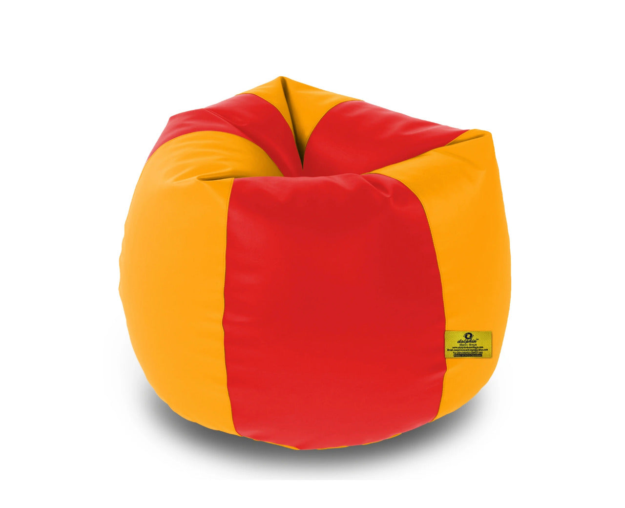 Bean Bag : 2XL RED&YELLOW BEAN BAG-FILLED(With Beans)