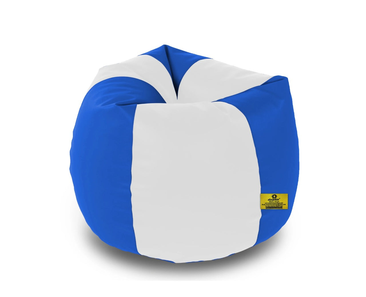 Bean Bag XXL WHITE&R.BLUE BEAN BAG FILLED (With Bean)