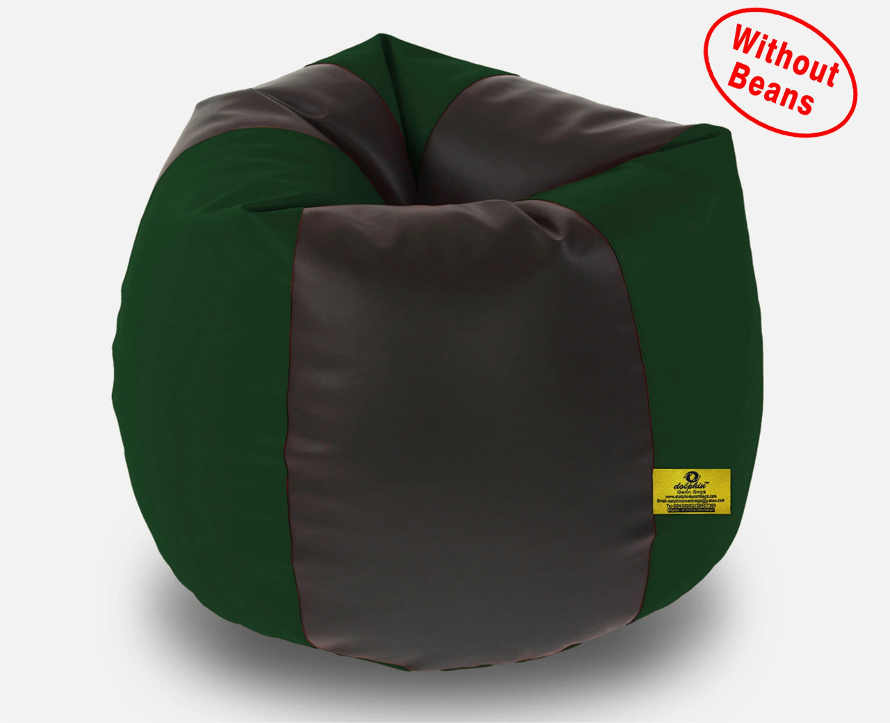Bean Bag XXXL BLACK&B.GREEN BEAN BAG-COVER (Without Beans)