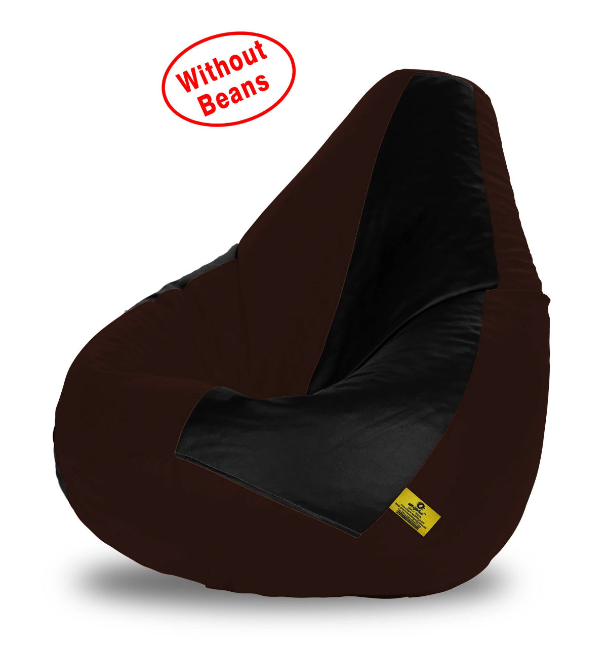 Bean Bag XXXL BLACK&BROWN BEAN BAG-COVER (Without Beans)