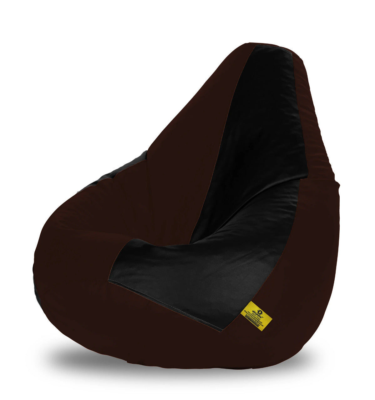 Bean Bag : XXXL BLACK & BROWN BEAN BAG-FILLED(With Beans)