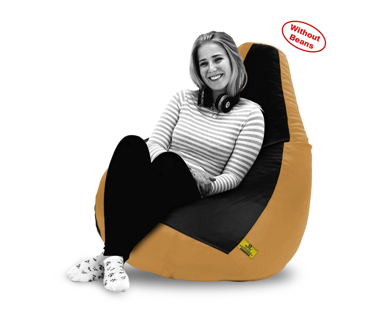 Bean Bag XXXL BROWN&FAWN BEAN BAG-COVERS(Without Beans)