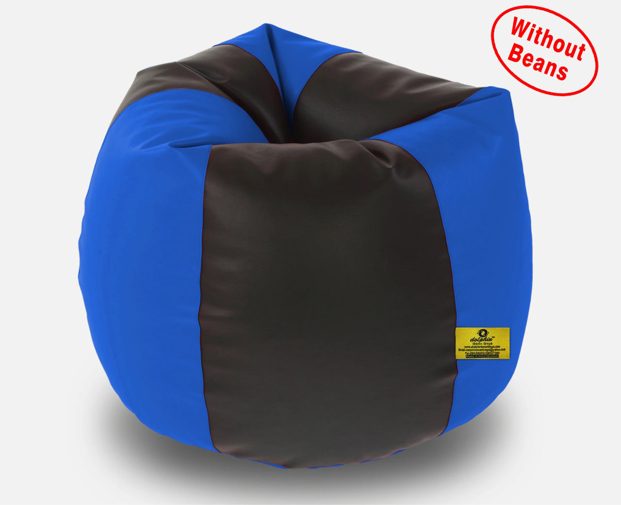 Bean Bag XXXL BLACK&R.BLUE BEAN BAG-COVER (Without Beans)