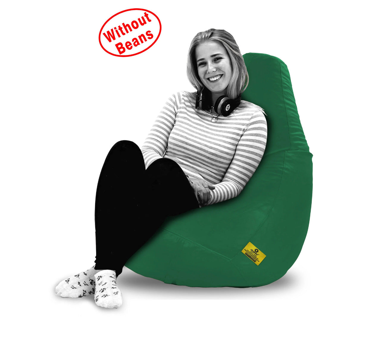 BEAN BAG : Bottle Green-COVER