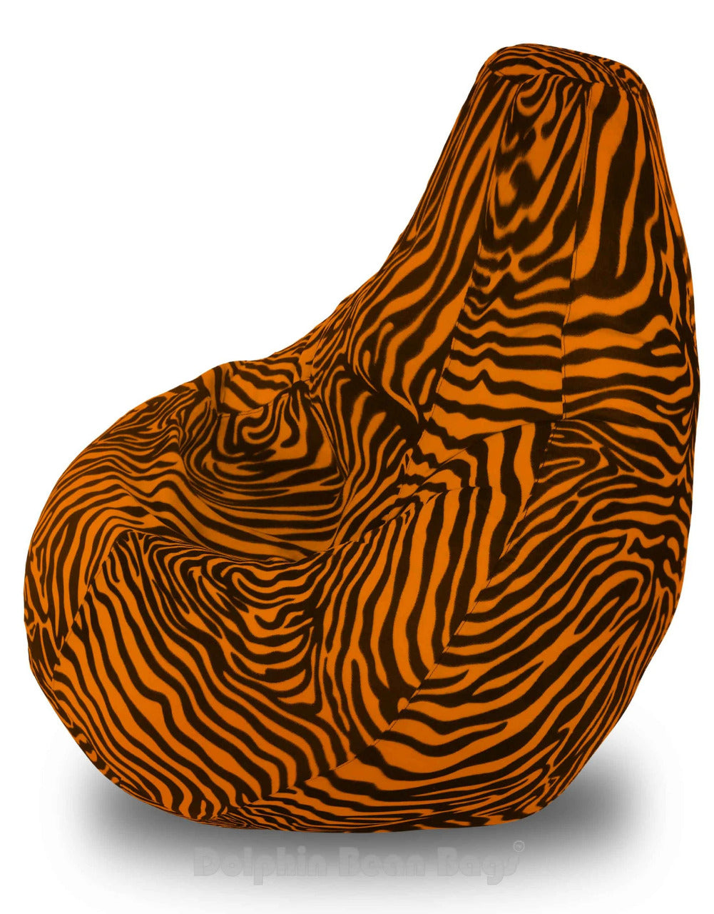 Bean Bag : XXXL Golden Zebra-FABRIC-FILLED & WASHABLE (with Beans)