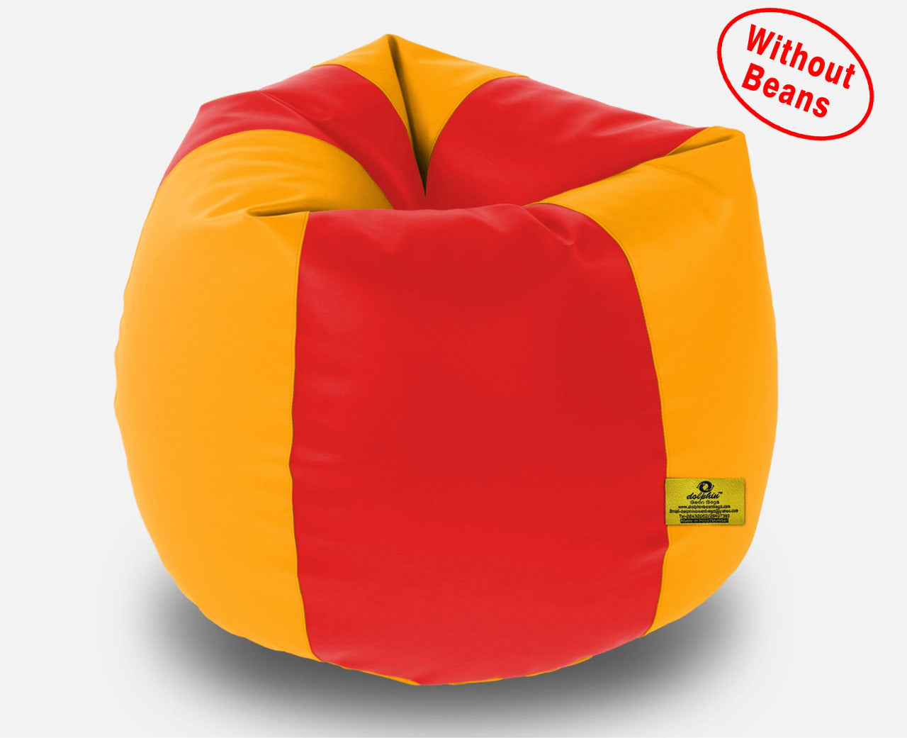 Bean Bag XXXL RED&YELLOW BEAN BAG-COVERS(Without Beans)