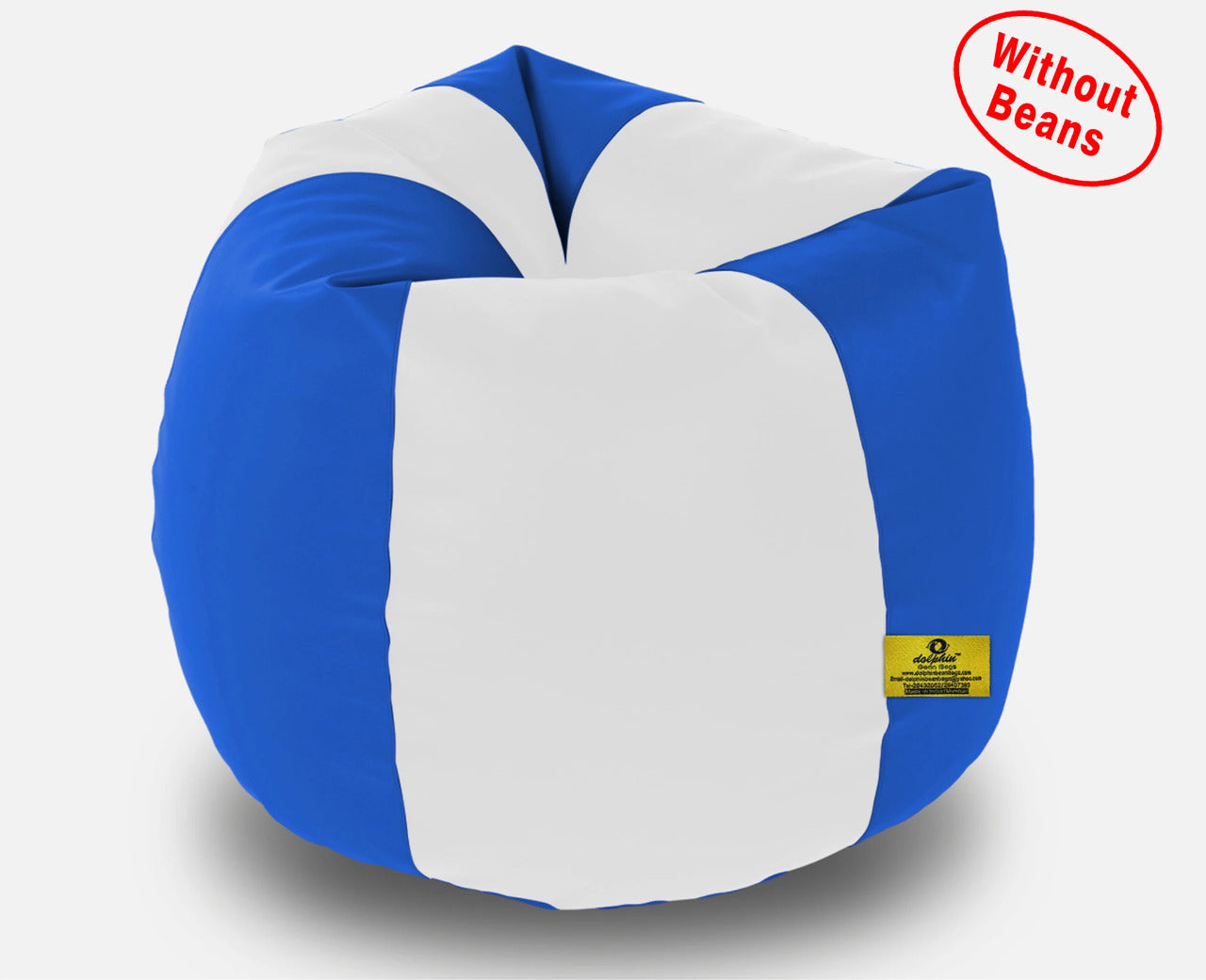 Bean Bag XXXL WHITE&R.BLUE BEAN BAG-COVERS(Without Beans)
