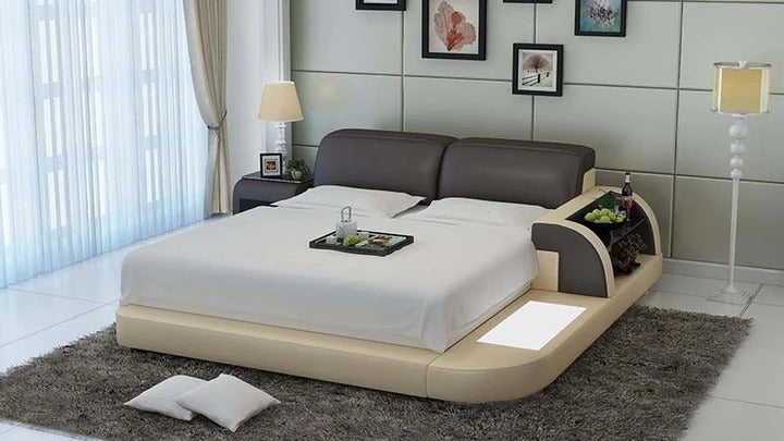 Bed HUNK Platform Bed with Storage