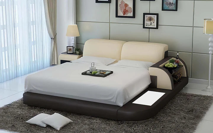 Bed HUNK Platform Bed with Storage