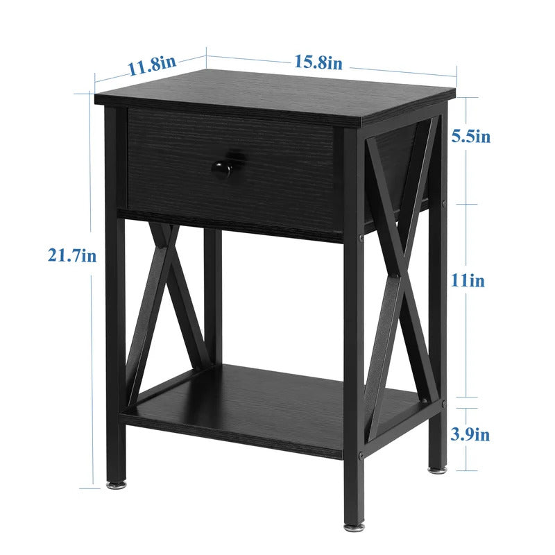 Bedroom Set: 3 Piece Bedroom Set With Nightstand Set