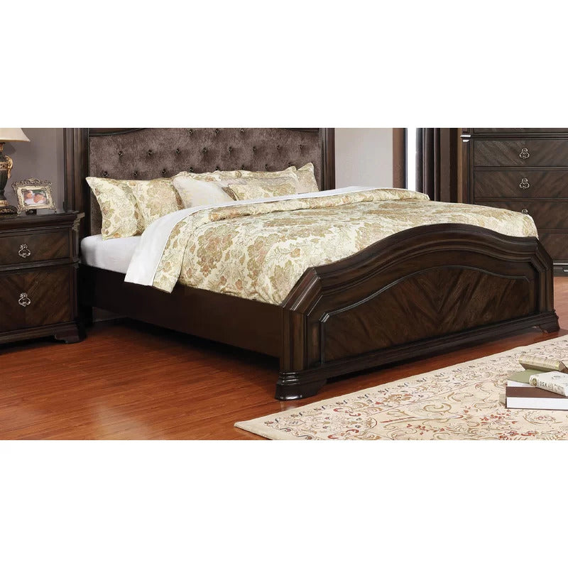 Bedroom Set: Beautiful Upholstered Configurable Bedroom Set