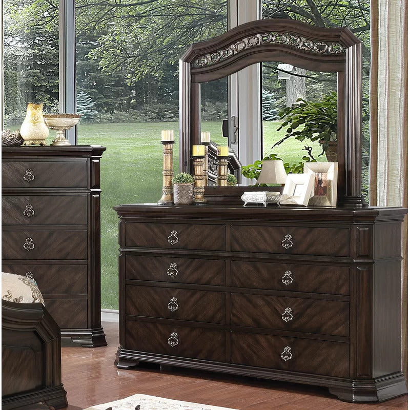 Bedroom Set: Beautiful Upholstered Configurable Bedroom Set