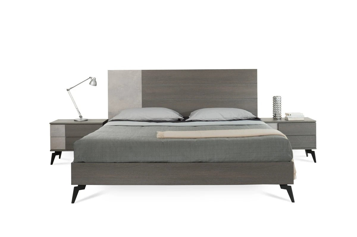 Bedroom Set: Vanity Contemporary White Bedroom Set