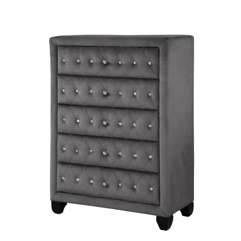 Bedroom Set: Full Bed 5 Piece Bedroom Set