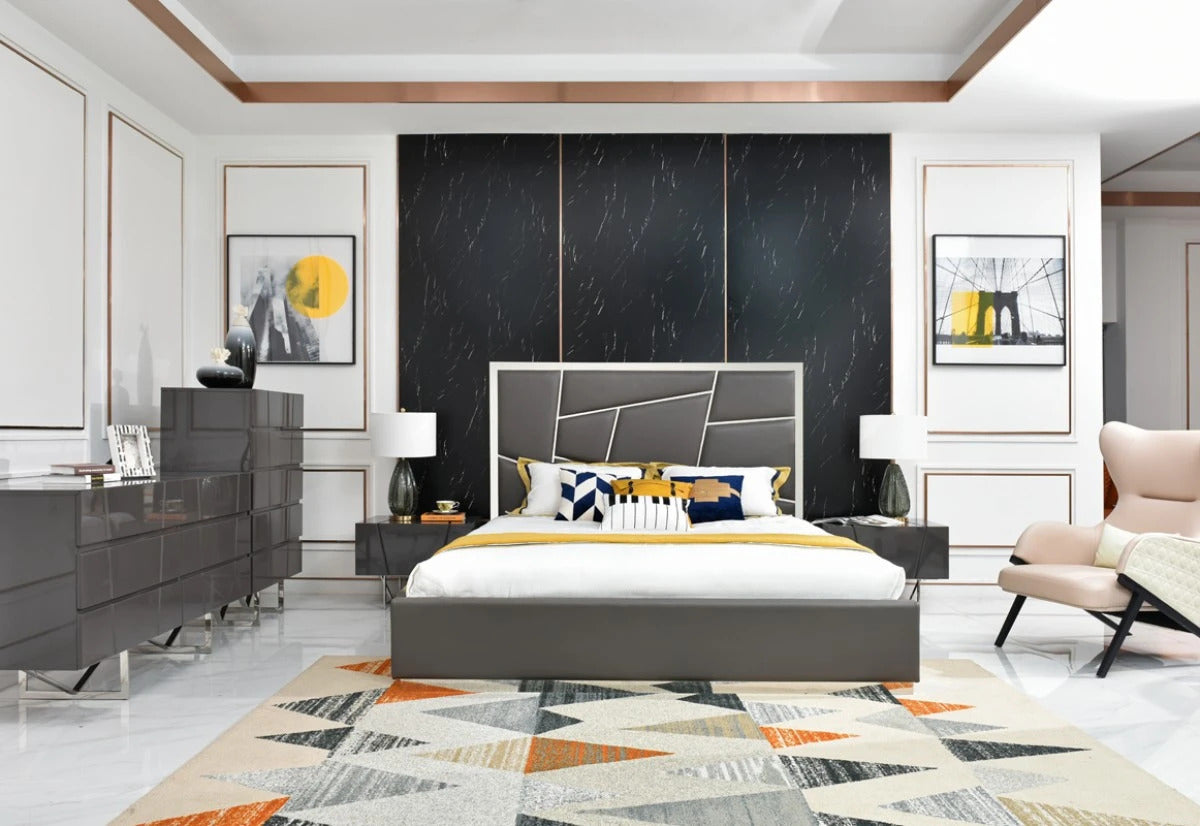 Bedroom Set : Grey Bedroom Set