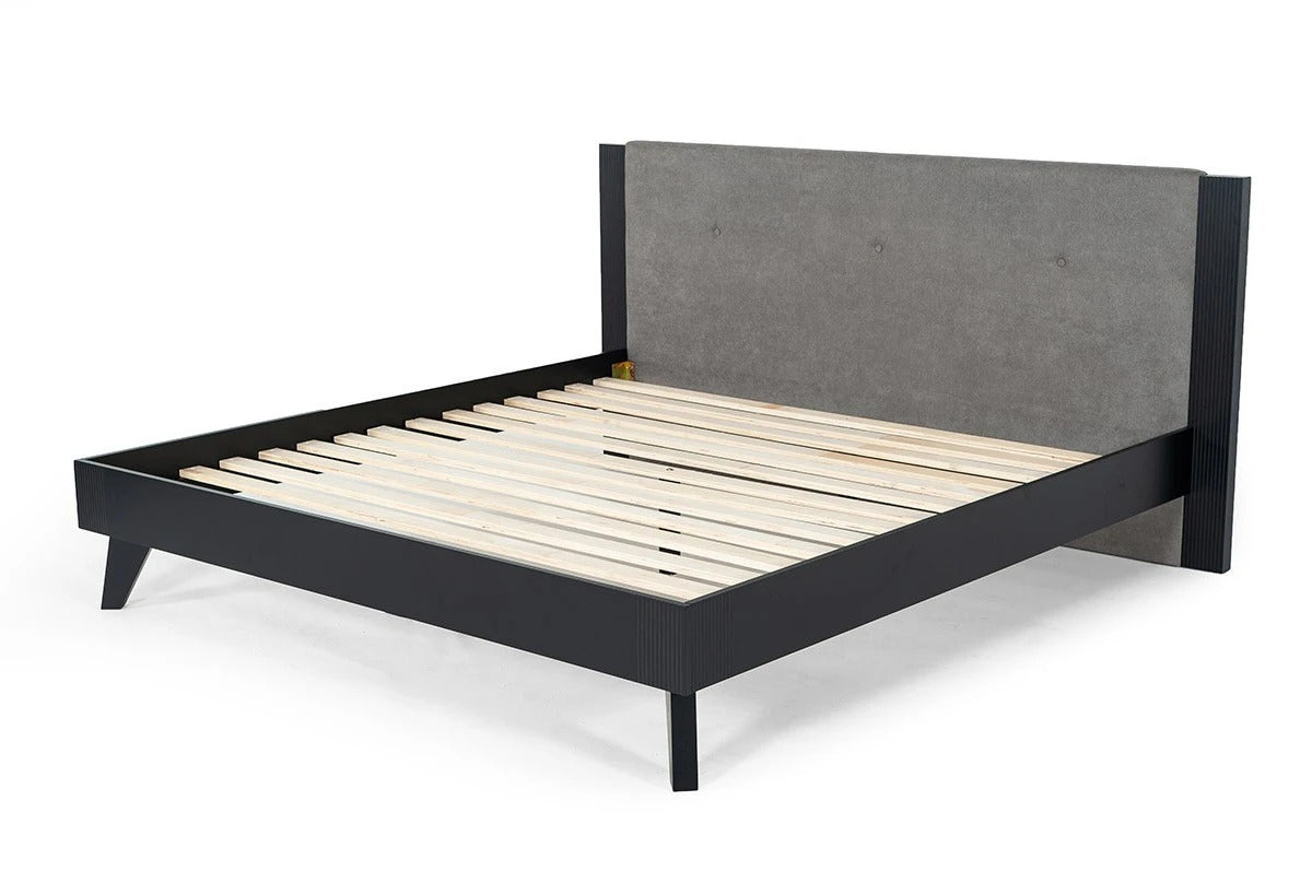 Bedroom Set: Grey & Black Bedroom Set