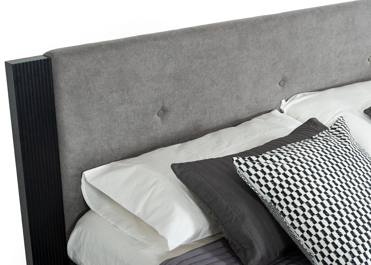 Bedroom Set: Grey & Black Bedroom Set
