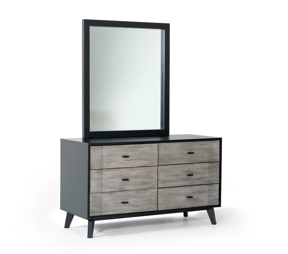 Bedroom Set: Grey & Black Bedroom Set