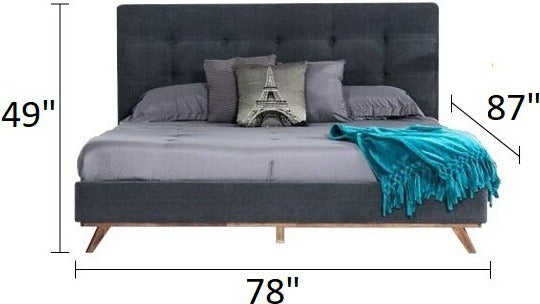 Bedroom Set Grey & Walnut Bedroom Set