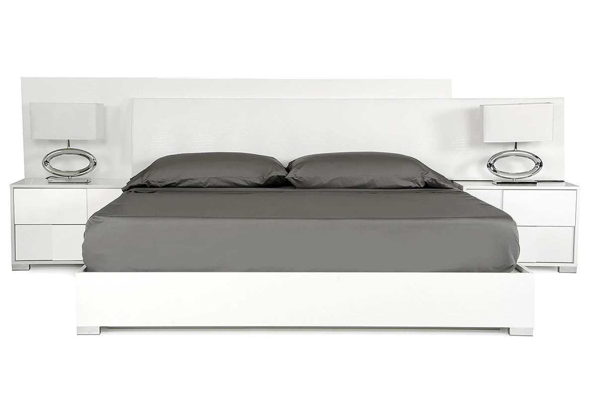 Bedroom Set : Modern White Bedroom Set