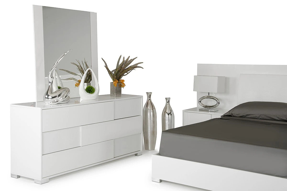 Bedroom Set : Modern White Bedroom Set