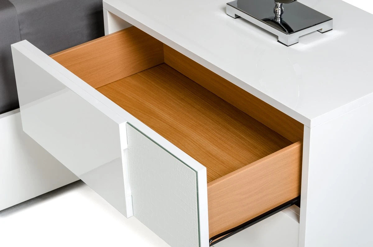Bedroom Set : Modern White Bedroom Set