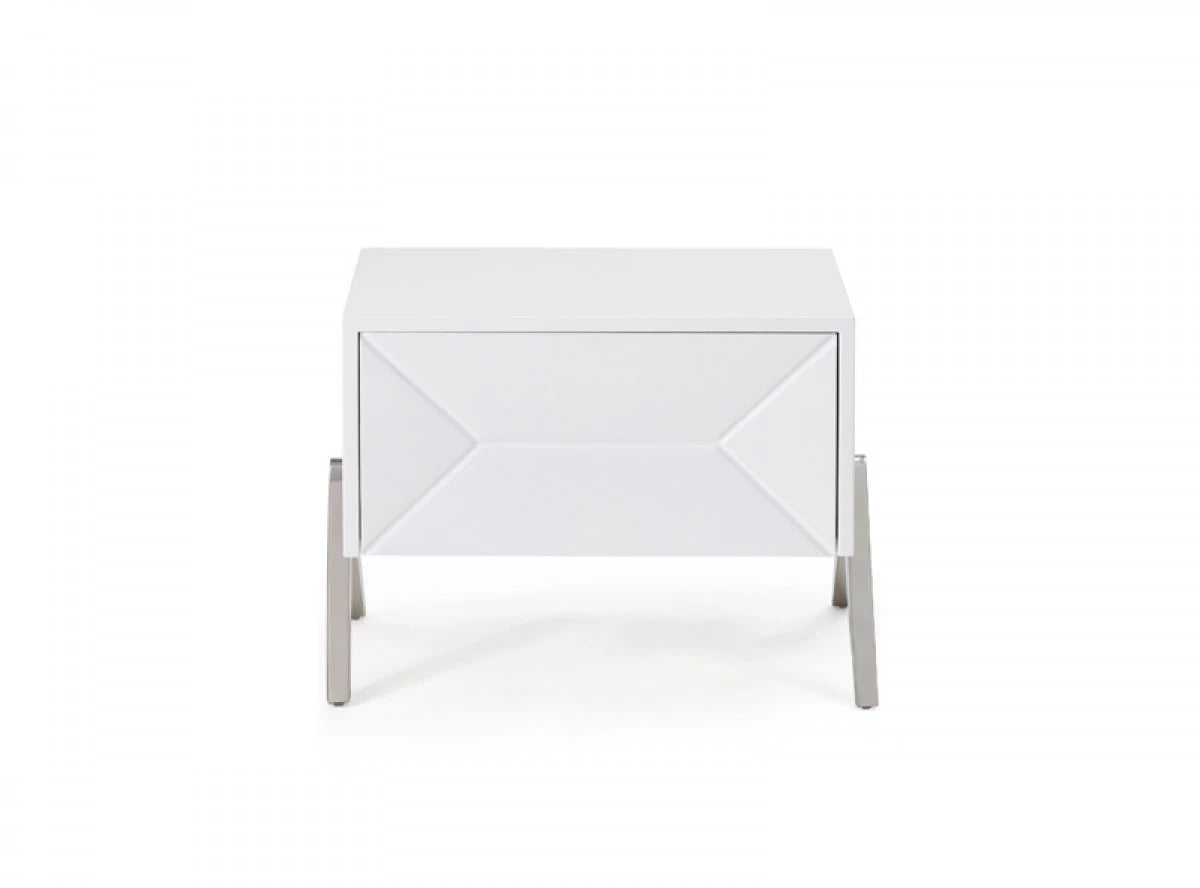 Bedroom Set: Modern White Bedroom Set