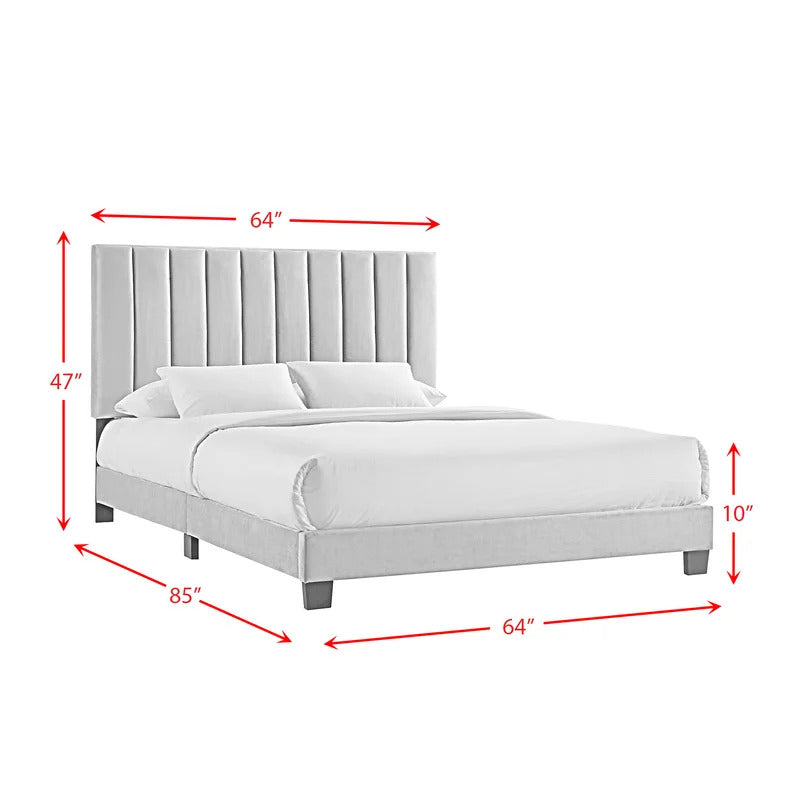 Bedroom Set: Queen Size Platform 2 Piece Bedroom Set