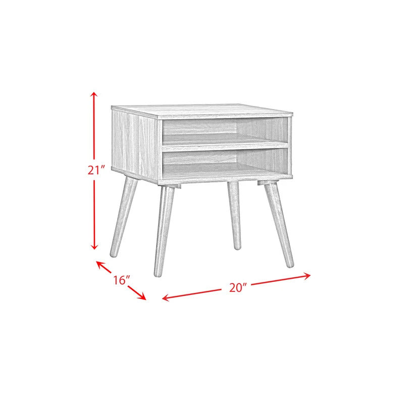 Bedroom Set: Queen Size Platform 2 Piece Bedroom Set