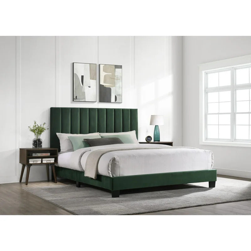 Bedroom Set: Queen Size Platform 2 Piece Bedroom Set