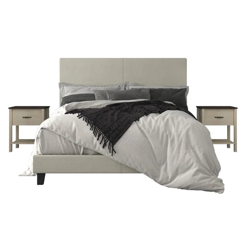 Bedroom Set: Upholstered Panel Bedroom Set