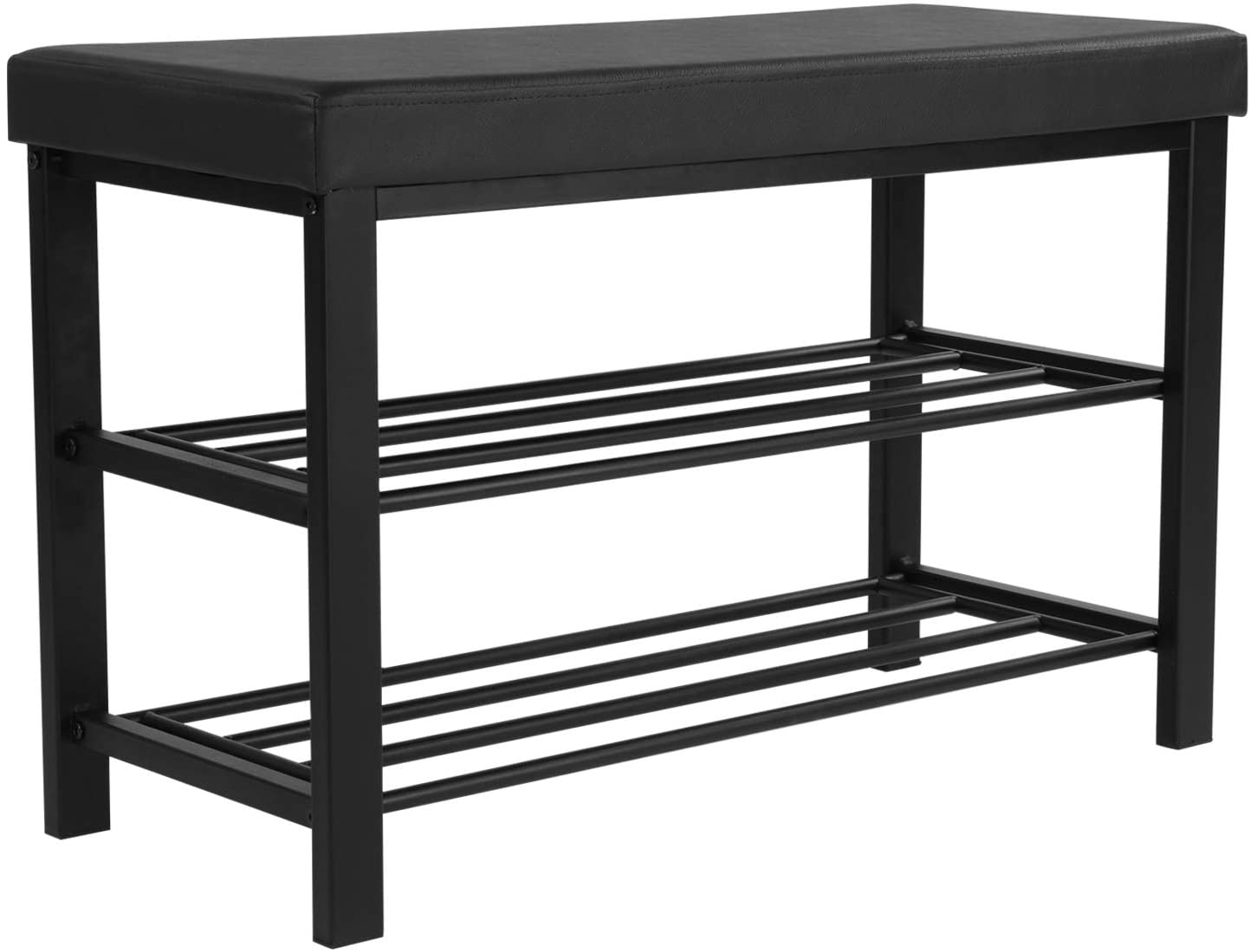 Benches: 3-Tier Shoe Rack with Storage Organizer with Foam Padded Seat