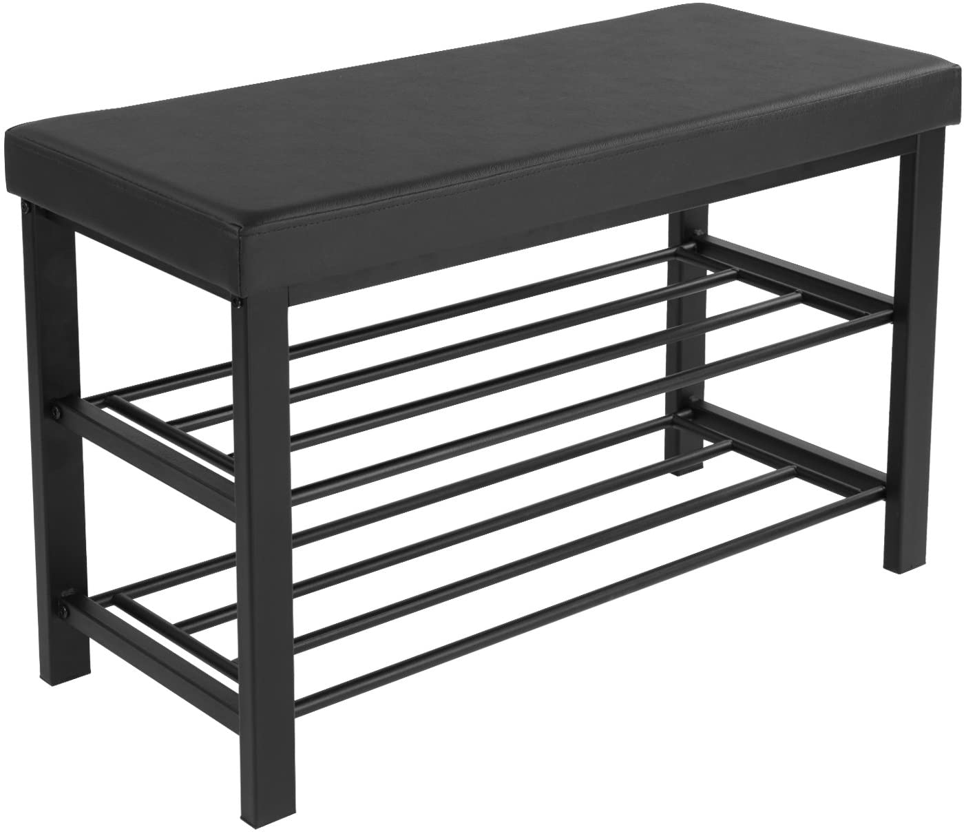 Benches: 3-Tier Shoe Rack with Storage Organizer with Foam Padded Seat