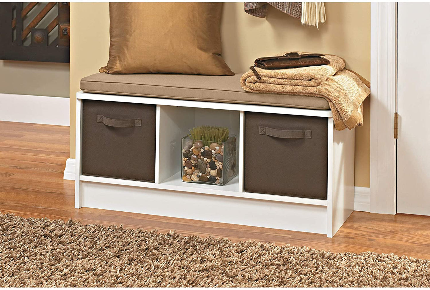 Benches: Cubical 3-Cube Storage Bench