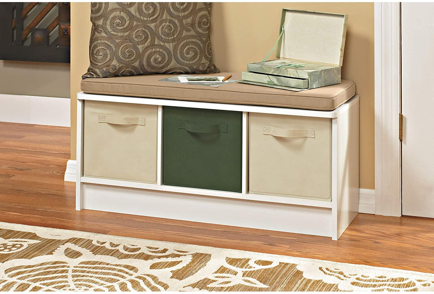 Benches: Cubical 3-Cube Storage Bench