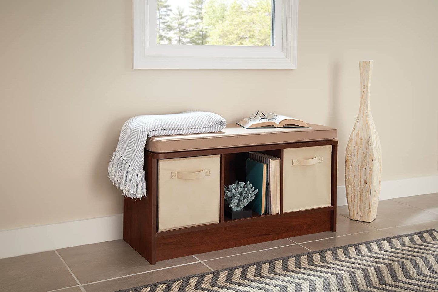Benches: Cubical 3-Cube Storage Bench