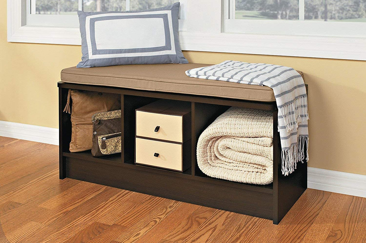Benches: Cubical 3-Cube Storage Bench