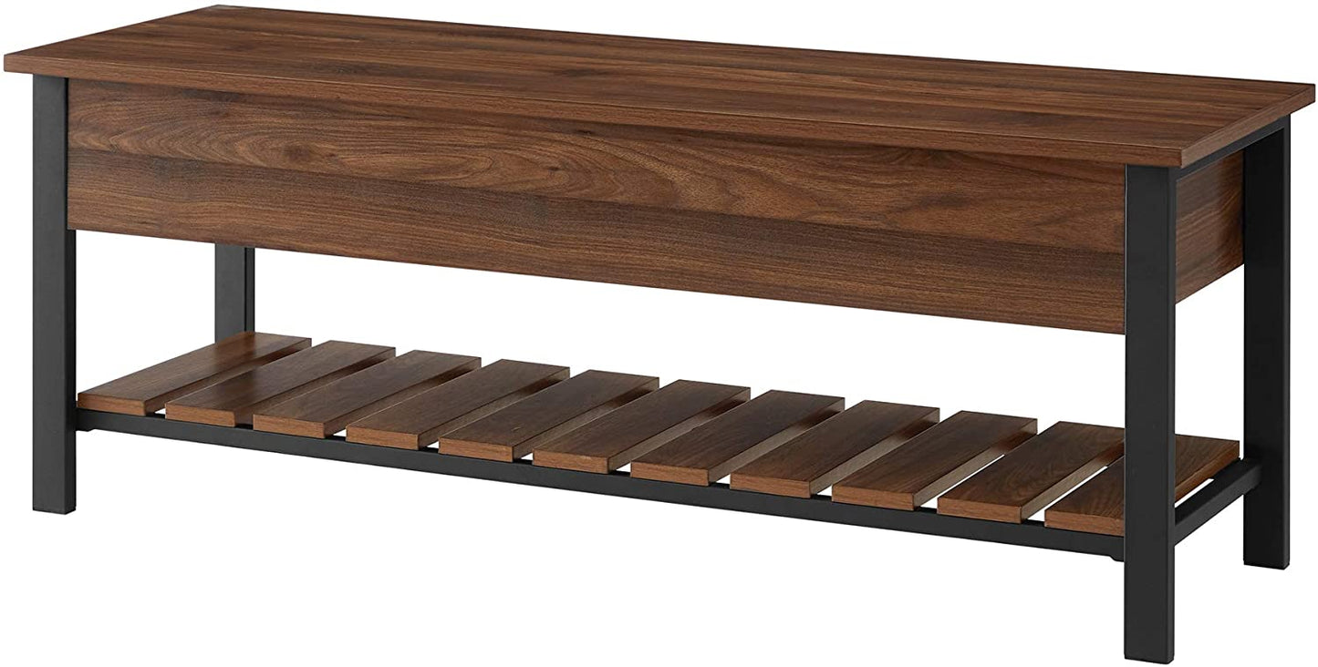 Benches: Lift Top Entry Bench with Bottom Rack
