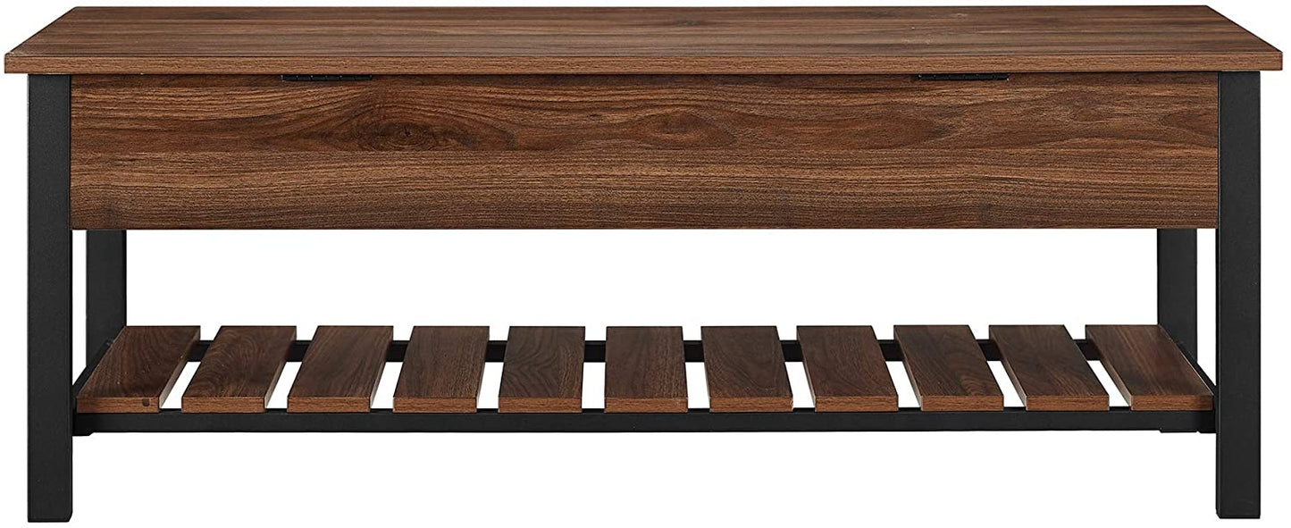 Benches: Lift Top Entry Bench with Bottom Rack