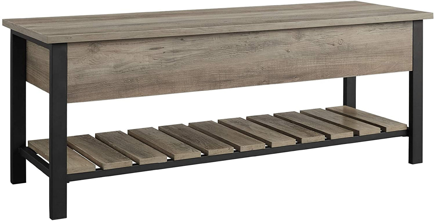 Benches: Lift Top Entry Bench with Bottom Rack