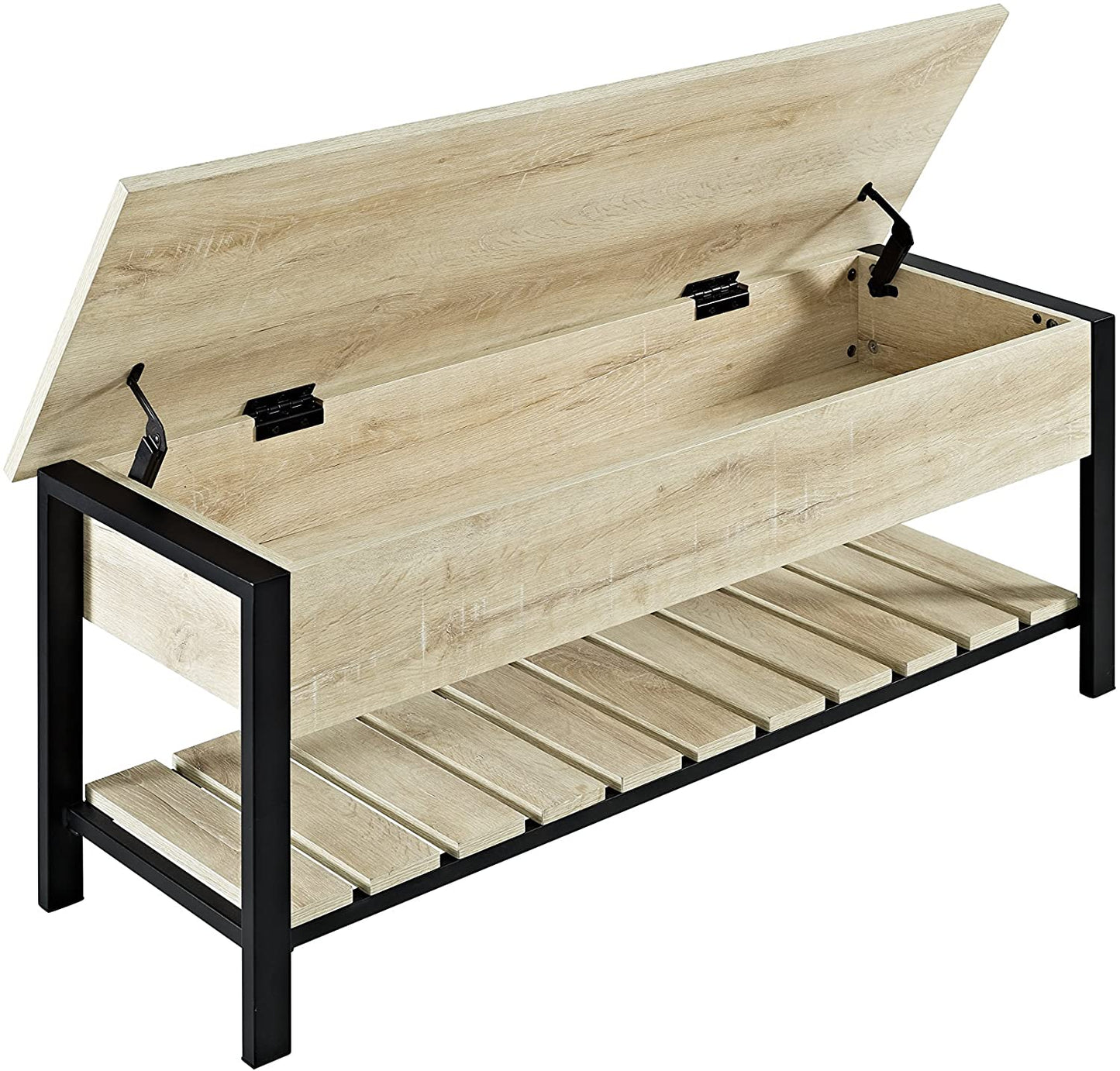 Benches: Lift Top Entry Bench with Bottom Rack