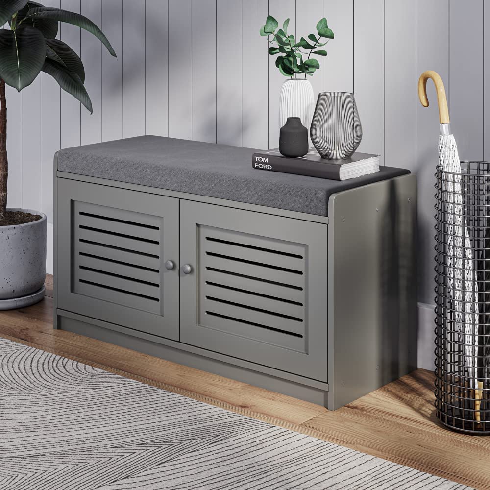 Benches Soft-Close Hinges - for Comfort & Style, Perfect for Entryway First Impression