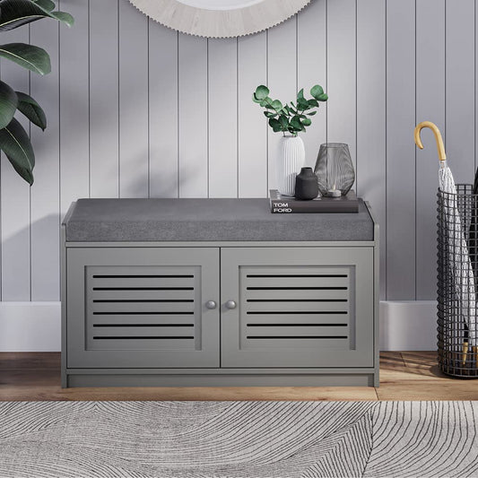 Benches Soft-Close Hinges - for Comfort & Style, Perfect for Entryway First Impression