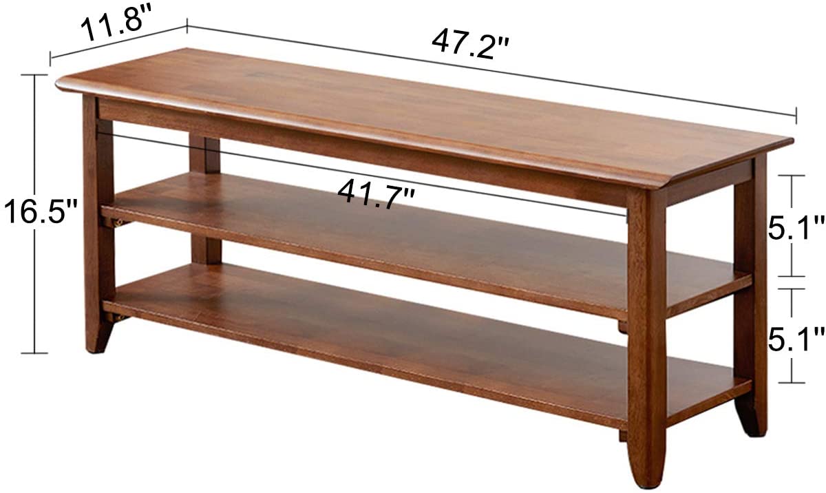 Benches : Storage Bench Wooden Shoe Bench Simple Style Wood