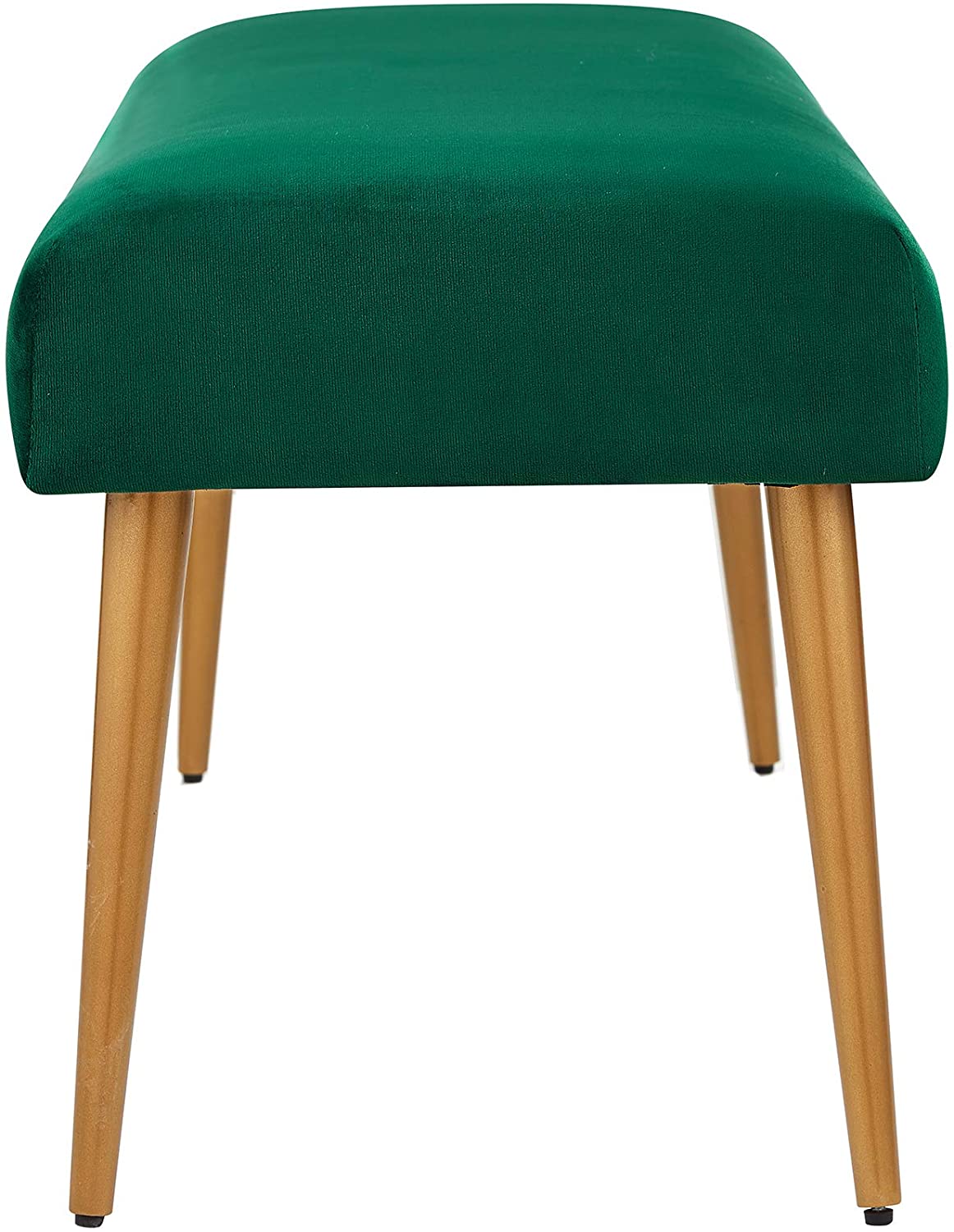 Benches : Upholstered Metal Legs Living Room Bench
