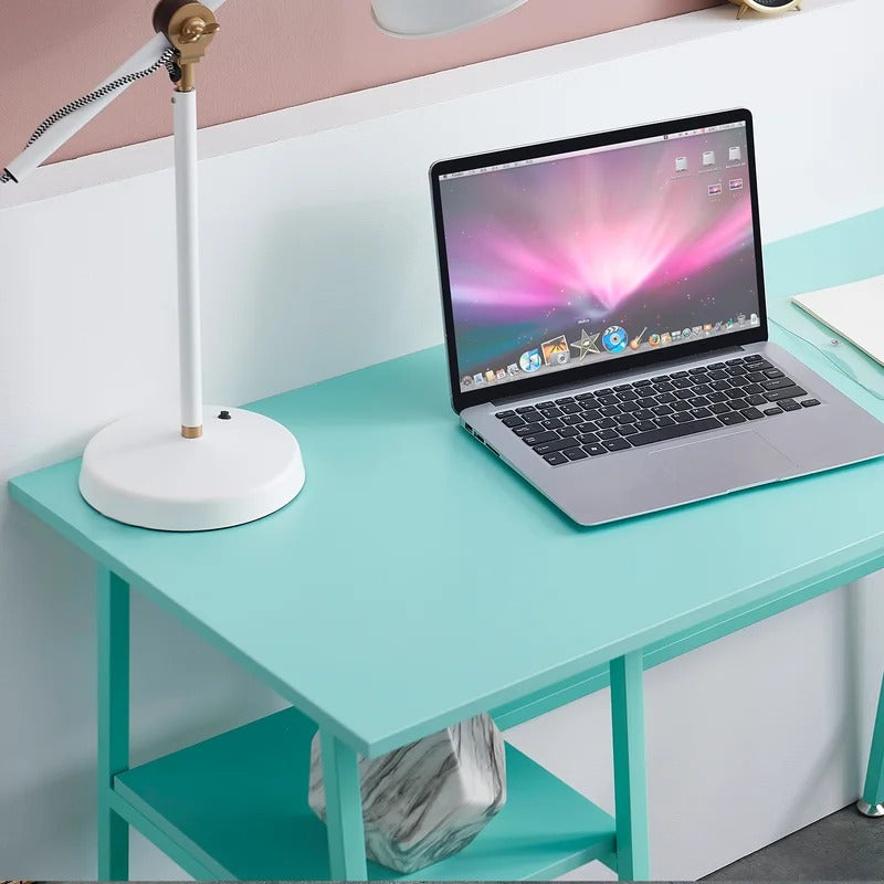 Computer Table: Blue 43'' Computer Desk
