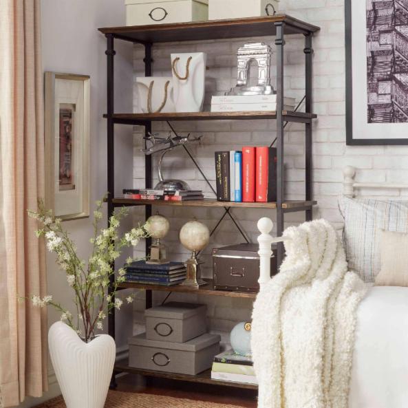 BookCase: Efant Decorative 5 Shelf Bookcase
